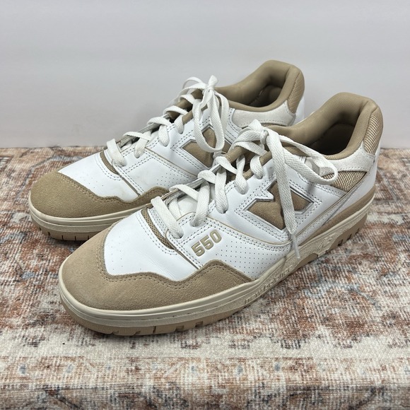 New Balance 550 Shoes Men 10D Tan White Aimi Leon Dore Sneakers BB550NEC Incense - Picture 3 of 8